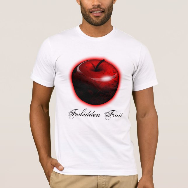 Camiseta Adam e véspera Apple - a fruta proibida (Frente)