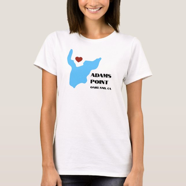 Camiseta Adams Point / Lake Merritt T-Shirt (Frente)