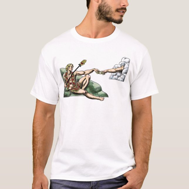 Camiseta Adão como Primeiro Colega Estranho (Frente)