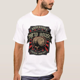 Camiseta Adaptador de Marca de Casa de Criação Personalizad