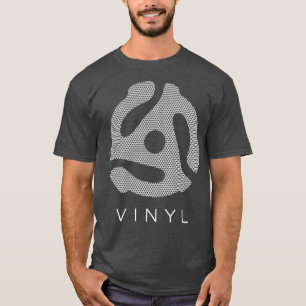 Camiseta Adaptador de Spindle de Registro Vinil de 45 RPM M