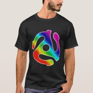 Camiseta Adaptador Spider Record 45 Rpm Dj Shirt 80s Music