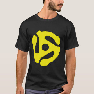 Camiseta Adaptador Vintage Dj Men Do Vinyl Record 45 Rpm Sp