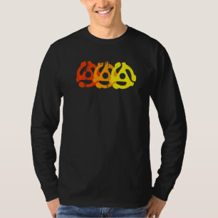 Camiseta Adaptadores de registro de 45 RPM Giradiscos Retro