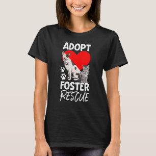 Camiseta Adaptar as mulheres do resgate de pés Pet Animal L