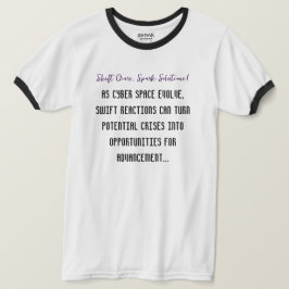 Camiseta Adaptar e Reagir aos Céus em Mudança