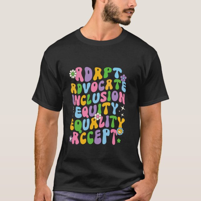 Camiseta Adaptar o Advocate à Igualdade Equitativa (Frente)