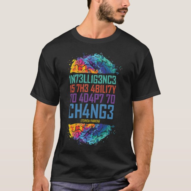 Camiseta Adaptar-Se A Alterações E Aprender Novas Coisas (Frente)