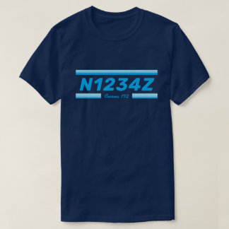 Camiseta Add Your Own Aircraft Number T-Shirt