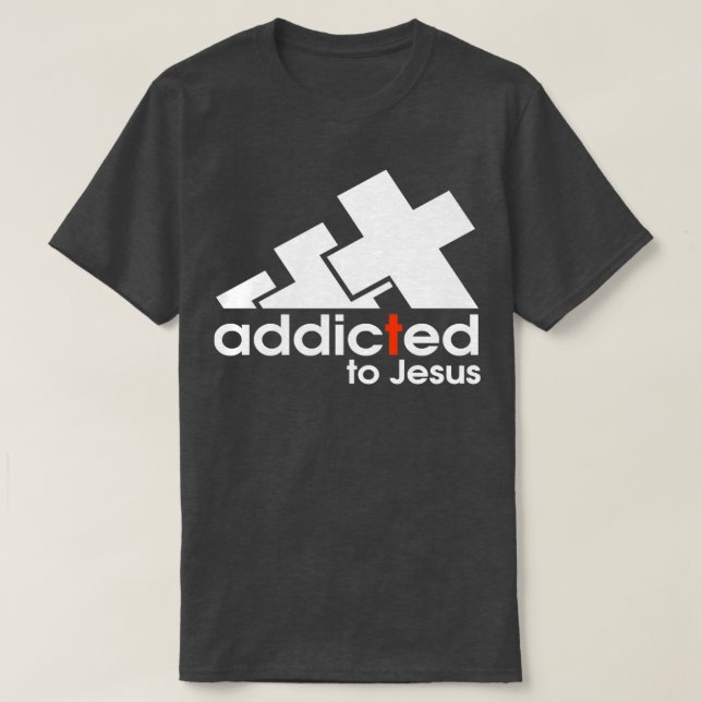 Camiseta addicted to Jesus (Frente do Design)