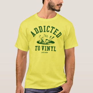 Camiseta Addicted to vinyl (green)