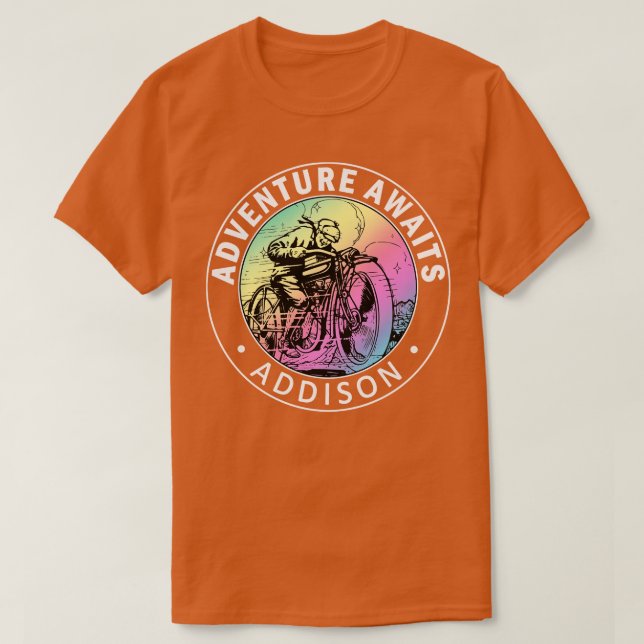 Camiseta Addison City Illinois (Frente do Design)