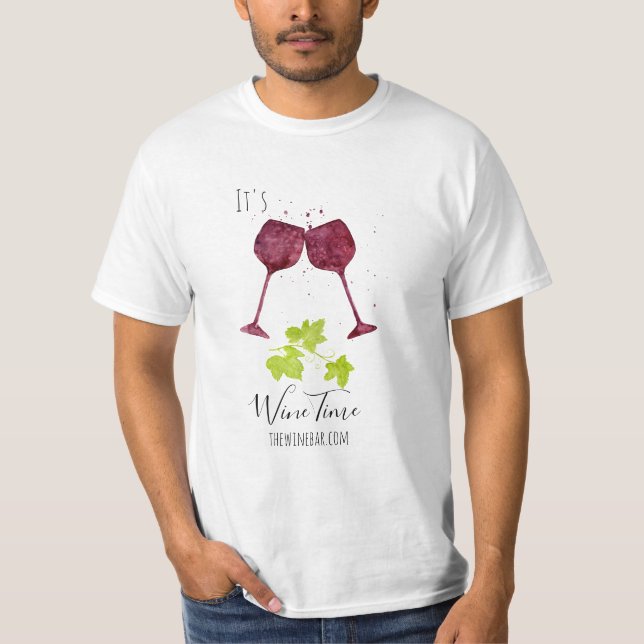 Camiseta Adega de vinho do vinhedo da adega do bar de vinho (Frente)