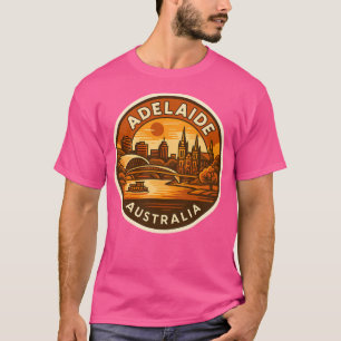 Camiseta Adelaide Austrália Vintage City Viagem