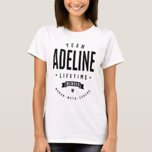 Camiseta Adeline Nome Personalizado Adeline Aniversário