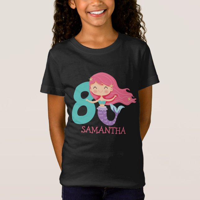Camiseta Adella - Ariels, irmã mais velha do 8º aniversário (Frente)