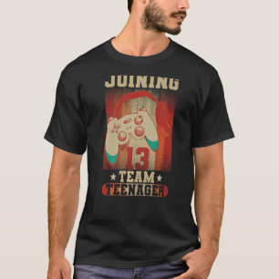 Camiseta Aderente à Equipe Teenager Dizendo Adolescente Gar