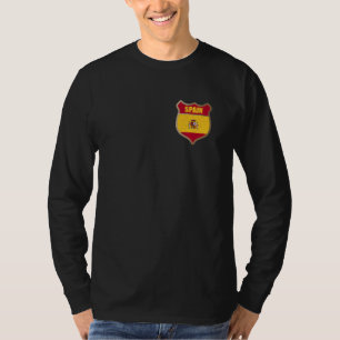 Camiseta Adesivo da Bandeira da Espanha para Pessoas Espanh