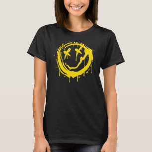 Camiseta Adesivo de Arte Spray Sorriso