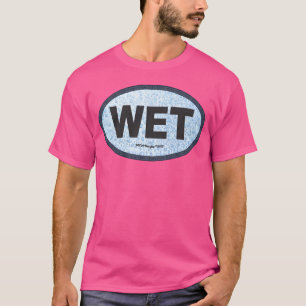 Camiseta Adesivo de carro Euro WET presente de menina prese