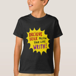 Camiseta Adesivo de Energia Typo