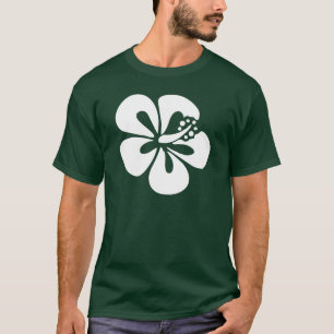 Camiseta Adesivo de Flor de Hibisco Havaiano Vinil Decal Ca