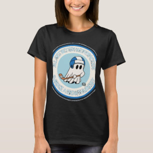 Camiseta Adesivo de Hóquei em Jogo do Fantasma do Crescimen