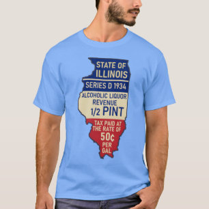 Camiseta Adesivo de Imposto sobre Bebidas Alcoólicas do Est