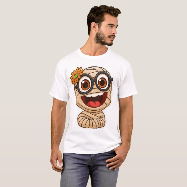 Camiseta Adesivo de Mamãe Engraçada (Frente Completa)