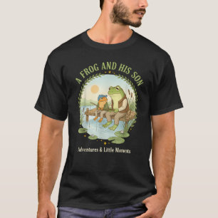 Camiseta Adesivo de Pai de Sapo Engraçado – Pai e Filho Pes