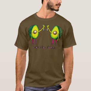 Camiseta adesivo de torrada de abacate