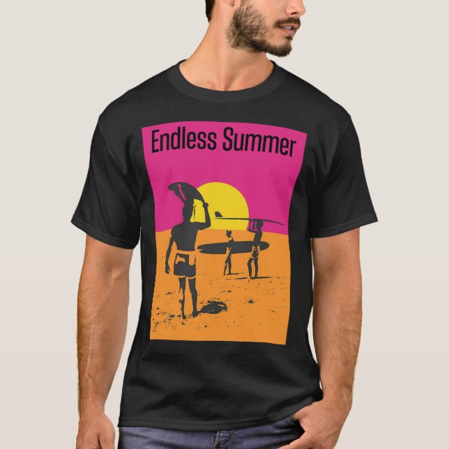 Camiseta Adesivo de Verão sem fim (Frente)