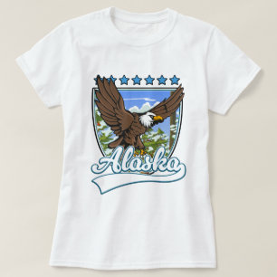 Camiseta Adesivo de Viagem do Alasca