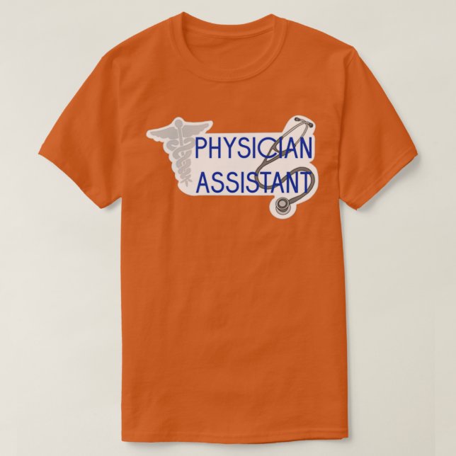 Camiseta Adesivo do Assistente Médico (Frente do Design)