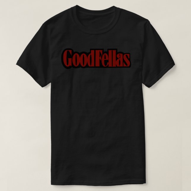 Camiseta Adesivo do logotipo Goodfellas Movie (Frente do Design)