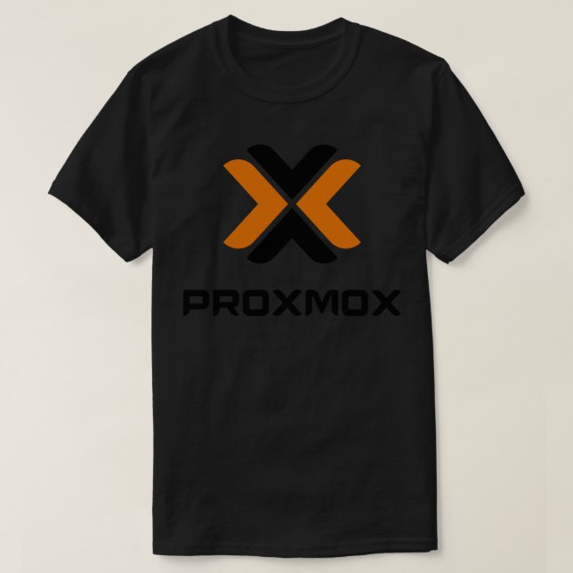Camiseta Adesivo do logotipo Proxmox (Frente do Design)
