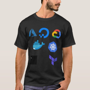 Camiseta Adesivo do pacote de logotipos DevOps 2