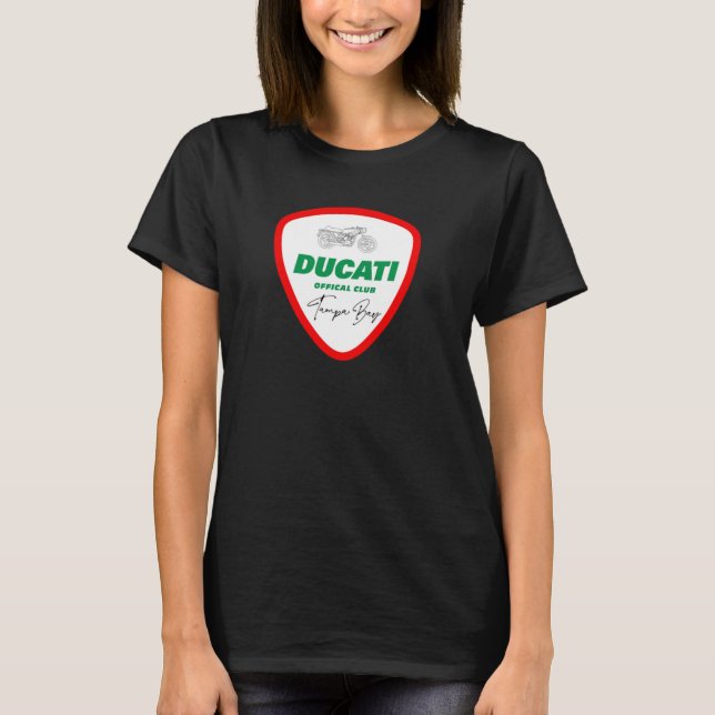 Camiseta Adesivo Ducati do logotipo1 (Frente)