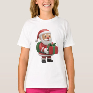 Camiseta Adesivo Papai Noel Cartoon