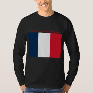 Camiseta Adesivo para janela da bandeira francesa