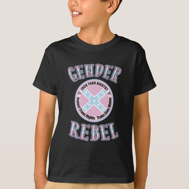 Camiseta Adesivo Rebel de Gênero (Frente)