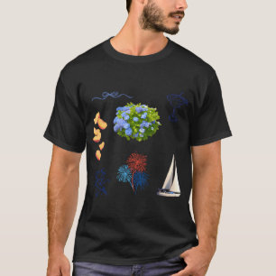 Camiseta Adesivos da praia Cousins