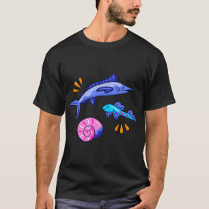 Camiseta Adesivos de Peixes de Combate Fofos, Adesivos Holo