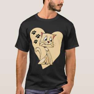 Camiseta Adesivos do gatinho Whiskers