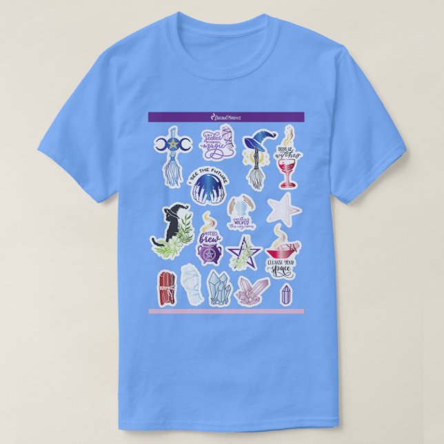 Camiseta Adesivos DOPWitch (Frente do Design)