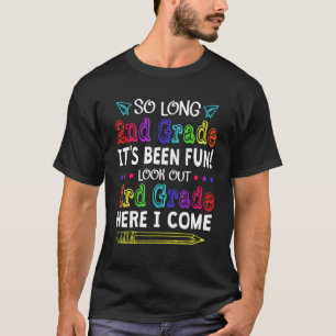 Camiseta Adeus 2º ano de boas-vindas 3º ano de volta ao Sch