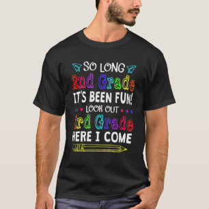 Camiseta Adeus 2º ano de boas-vindas 3º ano de volta ao Sch