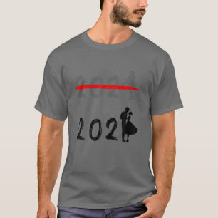 Camiseta Adeus 2021 Olá 2022 Engraçado Weding Happy New Y