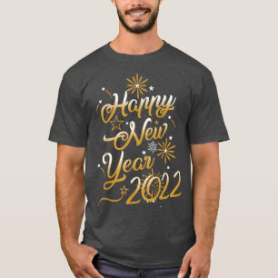 Camiseta Adeus 2021 Olá 2022 Feliz ano novo engraçado 2022