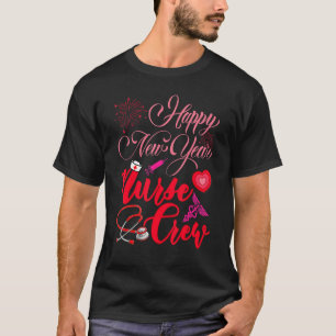 Camiseta Adeus 2022 Olá 2023 Enfermeira Tripulação Feliz 20